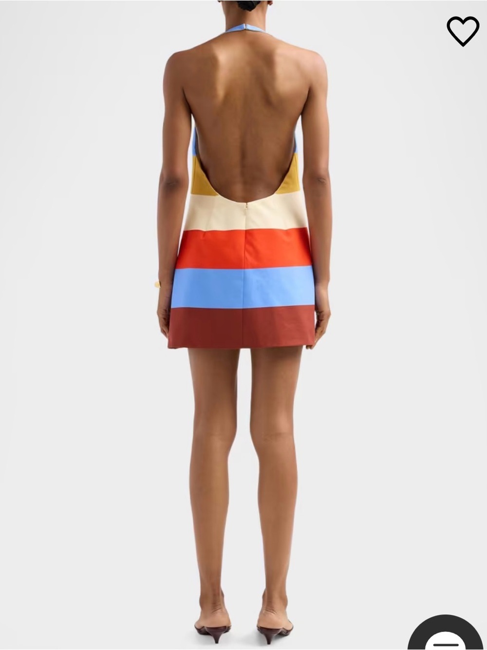 Retrofete Lanny Stripe Mini Dress M - Picture 3 of 7